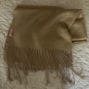 Lilly Pulitzer Gold Pashmina Style Scarf